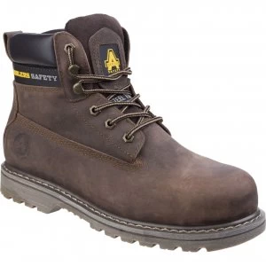 image of Amblers Safety FS164 Goodyear Welted Industrial Safety Boot Brown Size 10