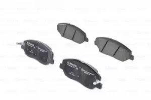 Image of Bosch 0986494227 BP1162 Brake Pad Set Disc Brake Front Axle