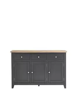 Image of Julian Bowen Bordeaux Ready Assembled 3 Door, 3 Drawer Sideboard