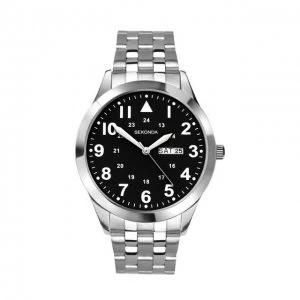 Image of Sekonda Black Watch - 1663 - silver