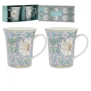 image of William Morris Pimpernel Set of 2 Mugs by Lesser & Pavey