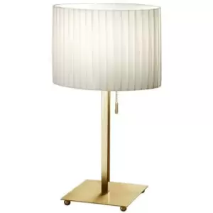 Image of Kolarz SAND - Lifestyle Fabric Oval Table Light Brushed Brass, 1x E27