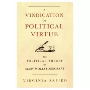 Image of A Vindication of Political Virtue by Virginia Sapiro