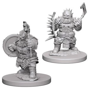 Image of Pathfinder Deep Cuts Unpainted Miniatures (W4) Dwarf Male Barbarian