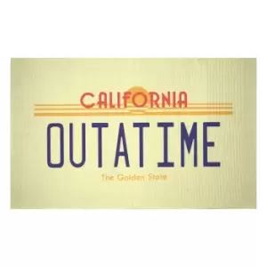 image of Back To The Future Outtatime Woven Rug - Small