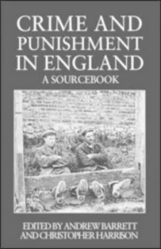 Image of Crime and Punishment in England by Andrew Barrett Paperback