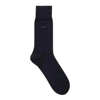 Image of Boss George Plain Socks - Blue