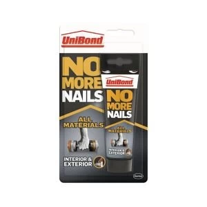 Image of UniBond No More Nails Solvent-free White Grab adhesive 142ml