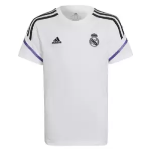 Image of 2022-2023 Real Madrid Training Shirt (White) - Kids