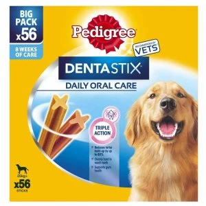 image of Pedigree Dentastix Daily Dental Chews Large Dog 56 Sticks