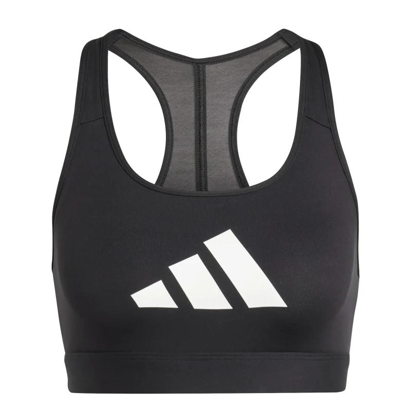 Image of Sports bra adidas Powerreact Big Logo Graphic Noir Female XS