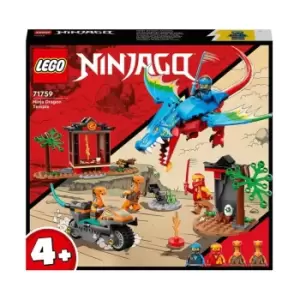 LEGO NINJAGO Ninja Dragon Temple Toy Motorbike Set 71759 - Multi