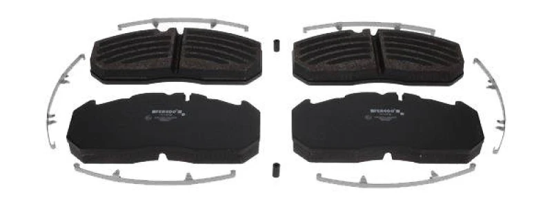 Image of FERODO FCV1579B Brake pad set PREMIER prepared for wear warning indicator, with accessories Brake Pad Set,disc brake (402)