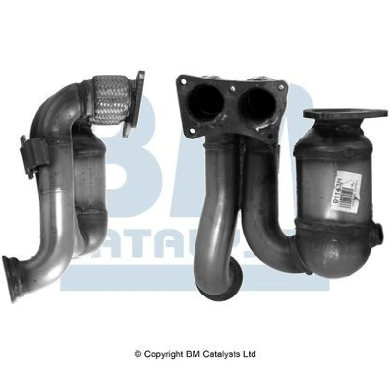 Image of BM CATALYSTS BM91143H Catalytic Converter Non-approved Ceramic Catalyst Converter (429)