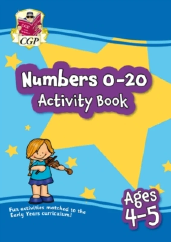 Image of CGP Books Numbers 0-20 Activity Book for Ages 4-5 (Reception) Paperback Multi