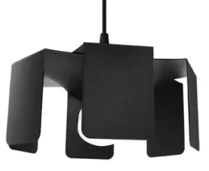 image of Tulip Modern Pendant Light Black E27