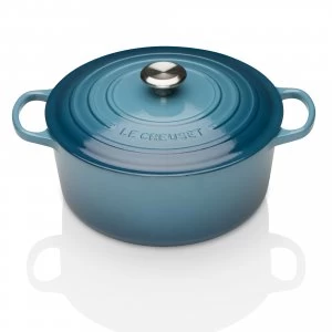 Image of Le Creuset Round Casserole 28cm Marine