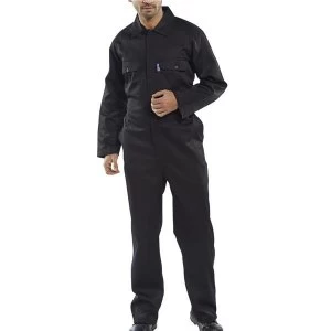 image of Click Workwear Regular Boilersuit Black Size 38 Ref RPCBSBL38 Up to 3