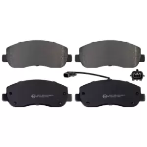 Image of Brake Pad set 16845 by Febi Bilstein Front Axle