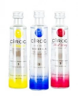 image of Ciroc Vodka Taster Set 3X 50Ml, One Colour, Women