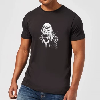 Image of Marvel Avengers Infinity War Fierce Thanos T-Shirt - Black - 3XL - Black