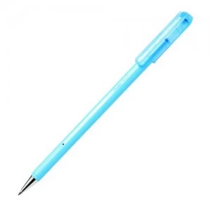 image of Pentel Superb Antibac Ballpoint Pen 0.7mm Blue Pack of 12 BK77AB-CE