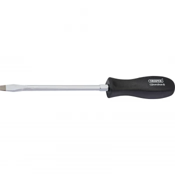Image of Draper Expert Mechanics Flared Slotted Screwdriver 8mm 150mm