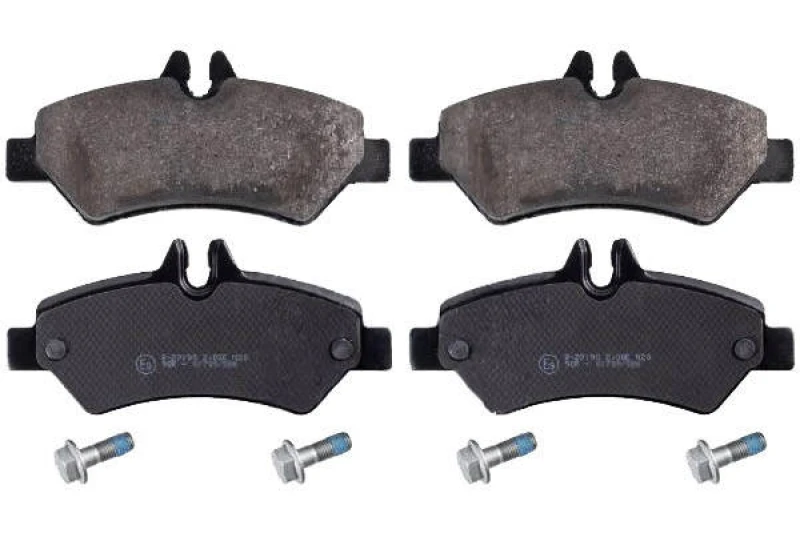 Image of Blue PRINT ADV184226 Brake pad set Rear Axle, prepared for wear warning indicator, with bolts/screws Brake Pad Set,disc brake (402)