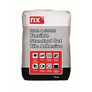 image of Norcros Universal Standard Setting Tile Adhesive White 10kg