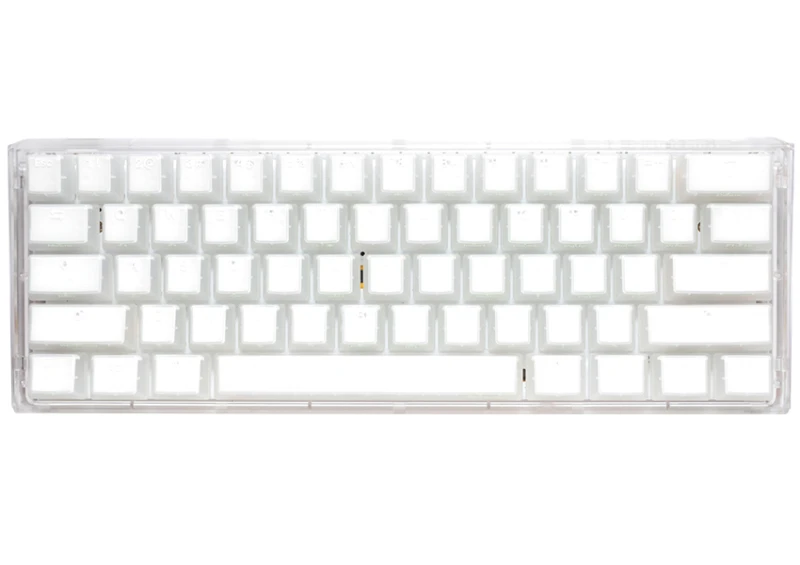 Image of Ducky One3 Aura White Mini Blue Cherry MX Switch