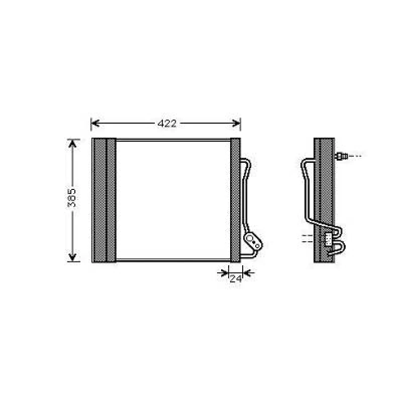 Image of Air conditioning condenser DIEDERICHS DCC1683