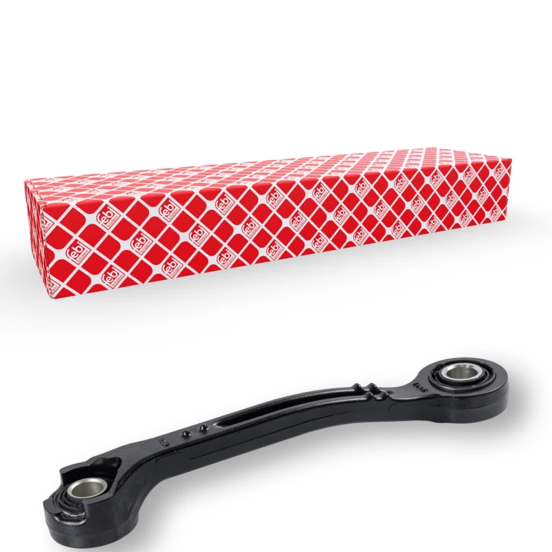 Image of FEBI BILSTEIN 172309 Anti-roll bar link Front Axle, with rubber mounts Link Stabiliser (3229)
