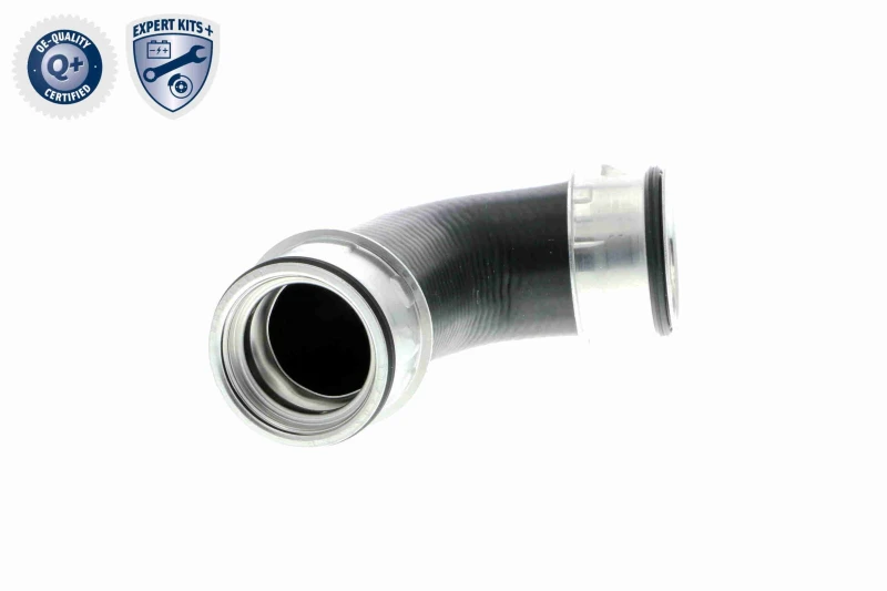 Image of VAICO V10-2846 Turbocharger Hose Rubber with fabric lining, Q+, original equipment manufacturer quality Rubber with fabric lining Charger Intake Hose