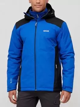 Image of Regatta Thornridge Waterproof Insulated Jacket, Blue/Black, Size L, Men