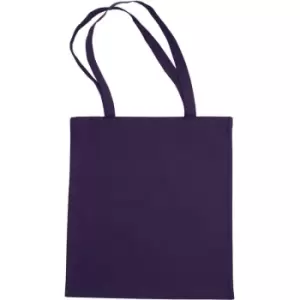 Image of Jassz Bags "Beech" Cotton Large Handle Shopping Bag / Tote (One Size) (Purple) - Purple