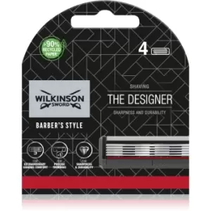 Image of Wilkinson Sword Barbers Style The Designer Refills 4 Pack