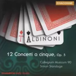 Image of Tomaso Albinoni - 12 CONCERTI A CINQUE OP.5 - Tomaso Albinoni CD Album - Used