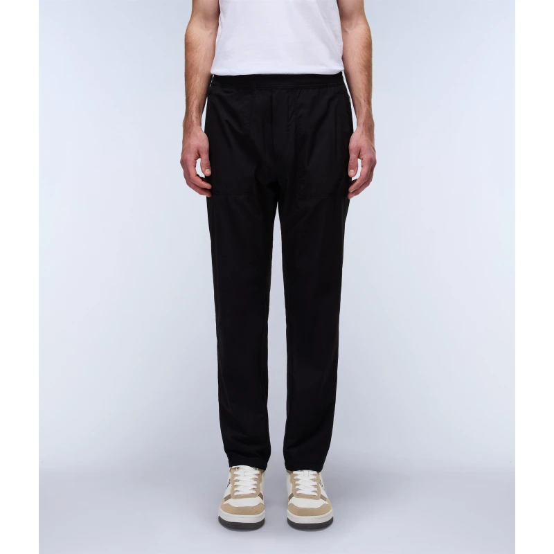 Image of Napapijri Tapered Trousers Mens Black Beauty male M