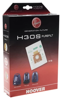 Image of Hoover Enigma Cylinder Dust Bags - Pack of 5