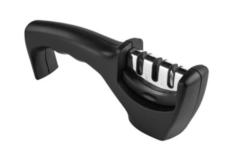 Image of Interiors by Premier Misia 3 Stage Knife Sharpener Black