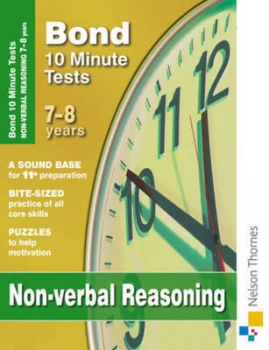 Image of Bond 10 Minute Tests. 7-8 Years Non-Verbal Reasoning by Alison Primrose Paperback