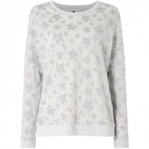 image of Maison De Nimes Clipped Star PJ top - Grey Marl