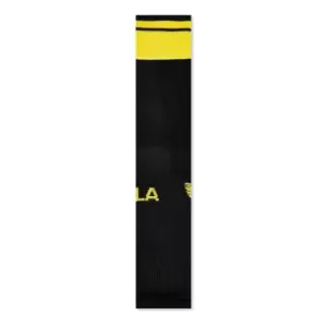 Image of Castore Aston Villa Pro Third Footless Socks Juniors - Black