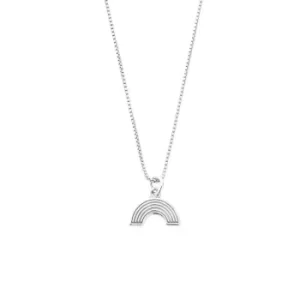 Image of ChloBo SNDB3069 Delicate Box Chain Rainbow Necklace