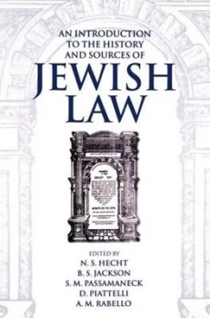 Image of An Introduction to the History and Sources of Jewish Law by N. S. Hecht Book