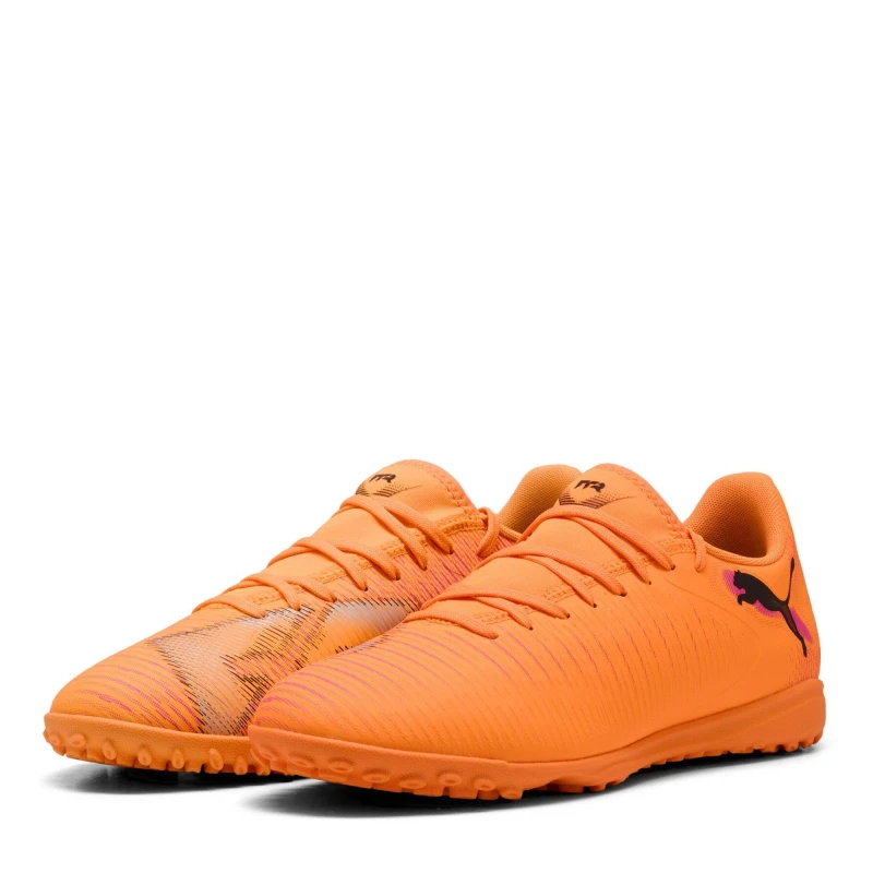 Image of Puma Future 8 Play Astro Turf Football Boots Orange/Black male 11 (46)