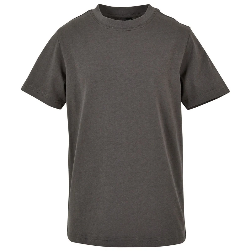 Image of Build Your Brand Plain Dark Grey T-Shirt Size: 4-6 Years Dark Grey Unisex 4-6 Years