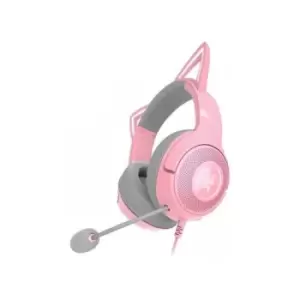 image of Razer RZ04-04730200-R3M1 headphones/headset Wired Head-band Rose