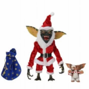 image of NECA Gremlins Santa Stripe and Gizmo 7" Scale Action Figure Set