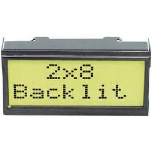Image of LCD Black Yellow green W x H x D 40 x 20 x 10.8 mm